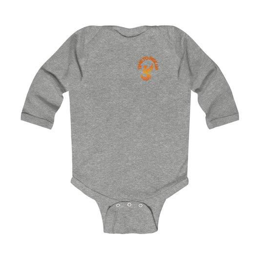 Time To Rise Infant Long Sleeve Bodysuit #2IU