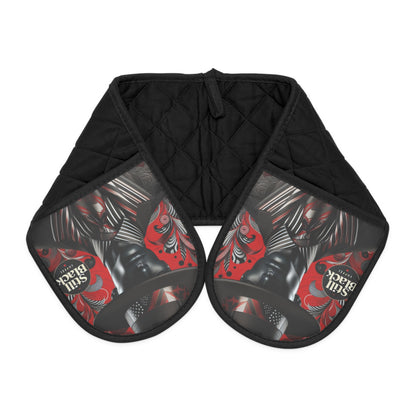 Stll Black Oven Mitts #SB13