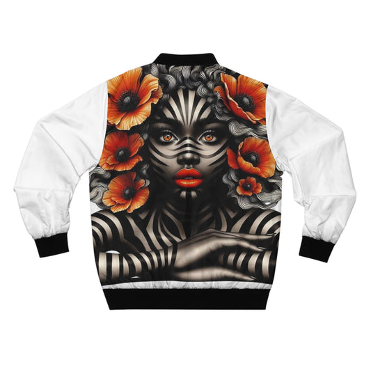 Zebra Fantasy Men's Bomber Jacket (AOP) #ZF13