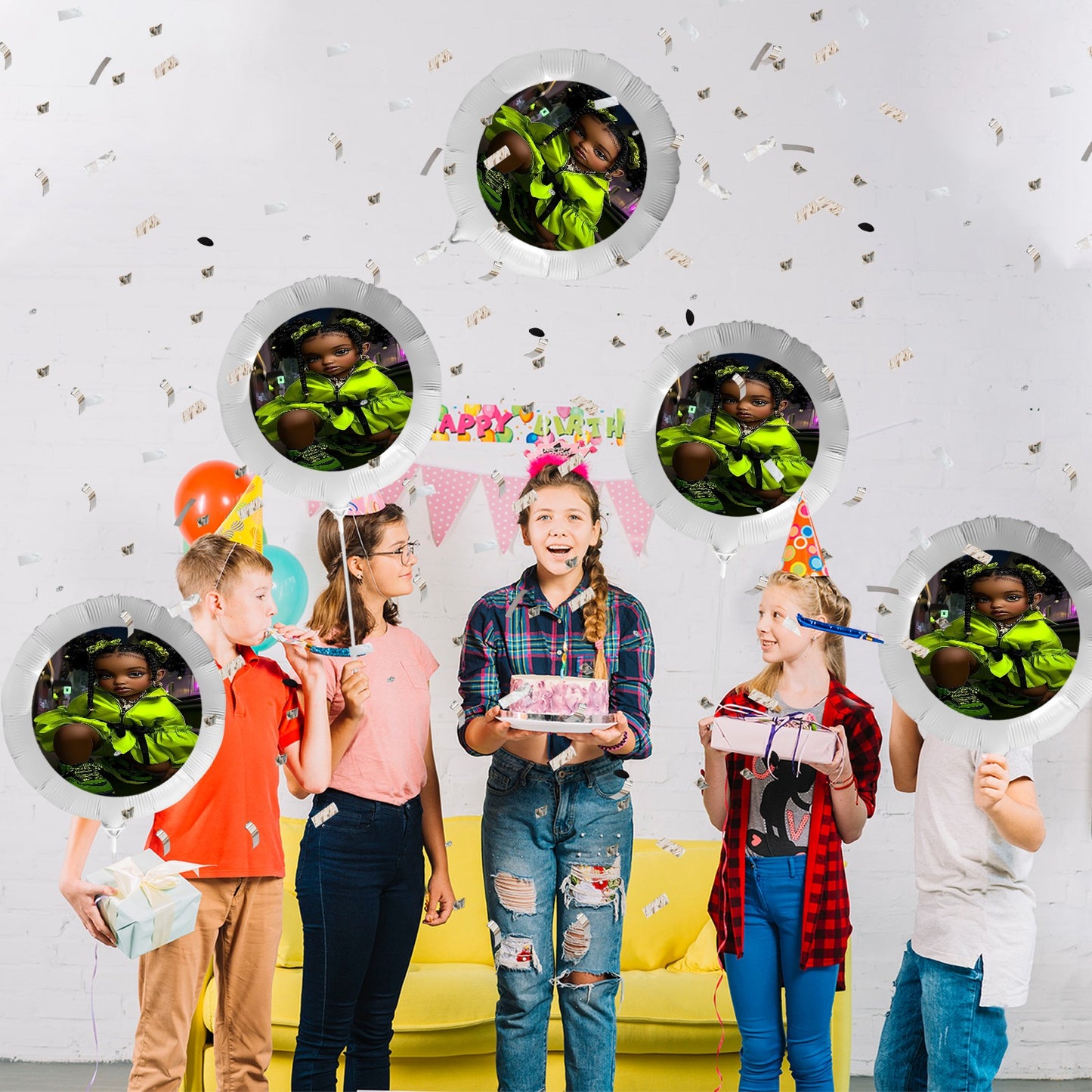 Kids Swag Foil Balloon (18inch)(5 Pack) Foil Balloon (18inch)(5 Pack)