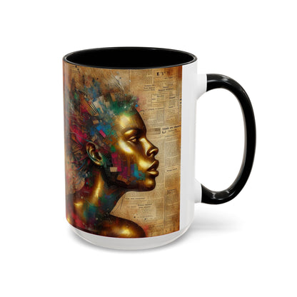 Afrocentric Accent Coffee Mug (11, 15oz) #AACM4