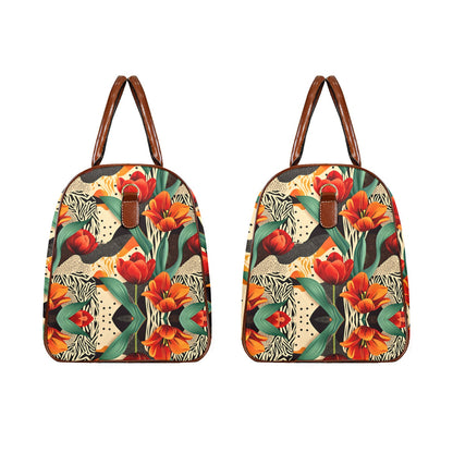 Orange Tulip Large Capacity Travel Bag-Large (Brown Short Patch) (1737) Large Capacity Travel Bag-Large (Brown Short Patch) (1737)