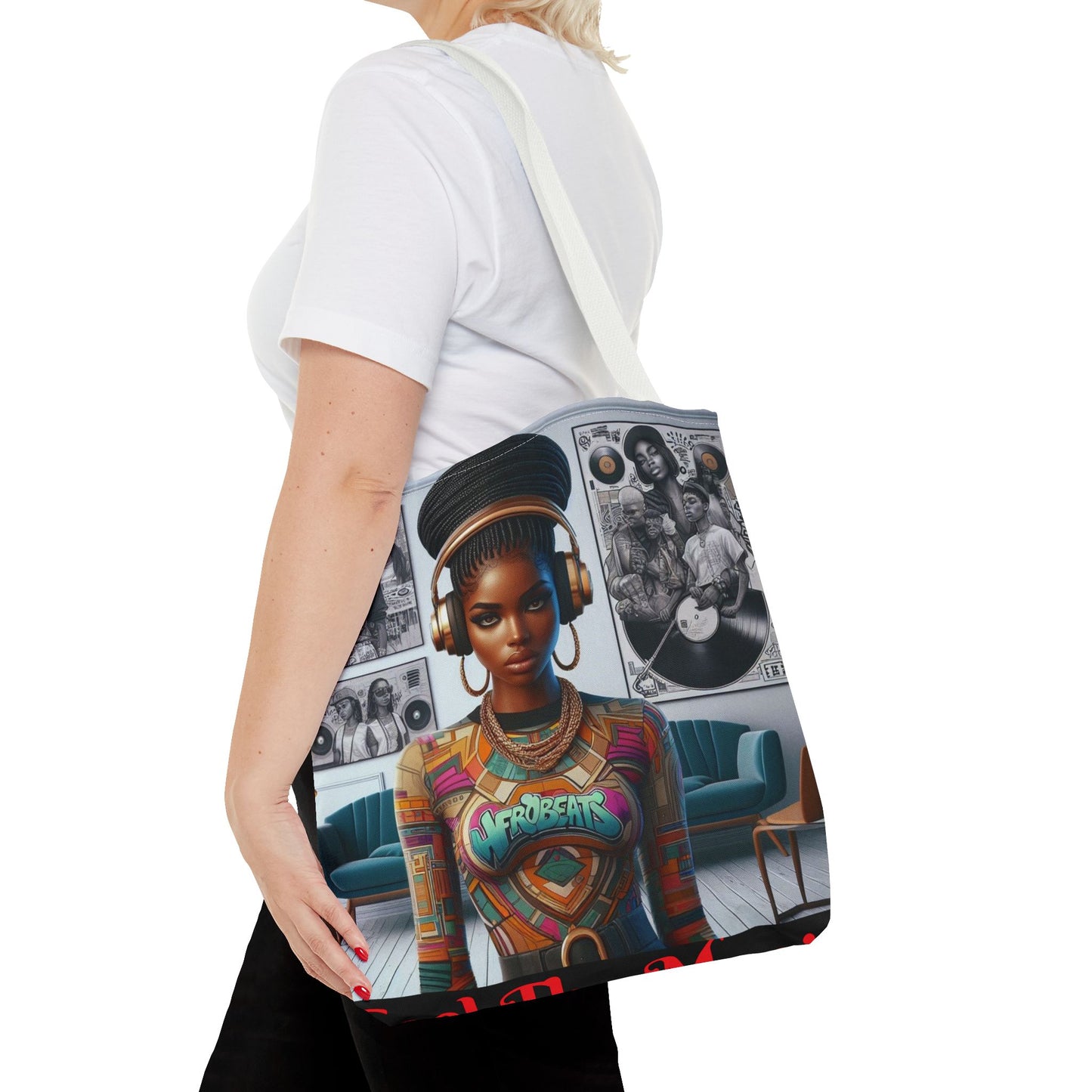 Feel The Music Tote Bag (AOP) #FM13