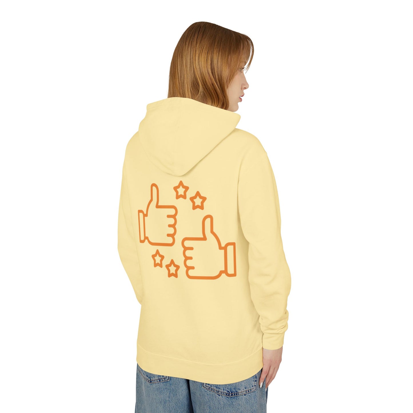 Affirmations Unisex Lightweight Hooded Sweatshirt #AU4