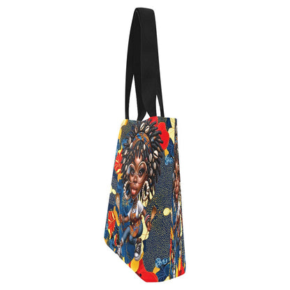 Canvas Tote Bag (Model1657) (Set of 4)