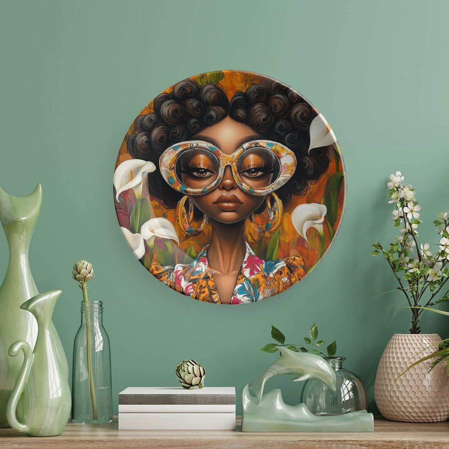 Bone China Decorative Plate