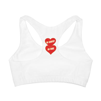 UR Worthy-UR More Girls' Double Lined Seamless Sports Bra (AOP) #15