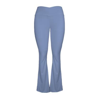 Women's High Waist Crossover Tummy Control Flare Leggings High Waist Crossover Tummy Control Flare Leggings