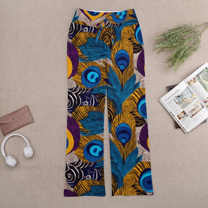 Personalized Drawstring Yoga PantsxP with Straight Baggy (All-Over Printing)