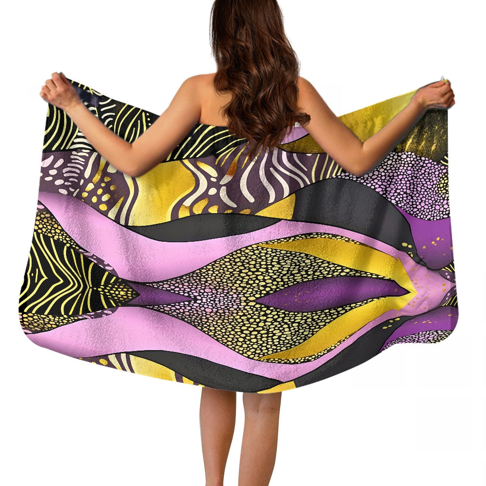 Women's Velcro Bath Towel with Pocket