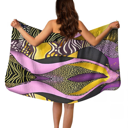 Women's Velcro Bath Towel with Pocket