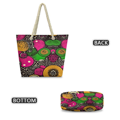 Hemp rope tote bag