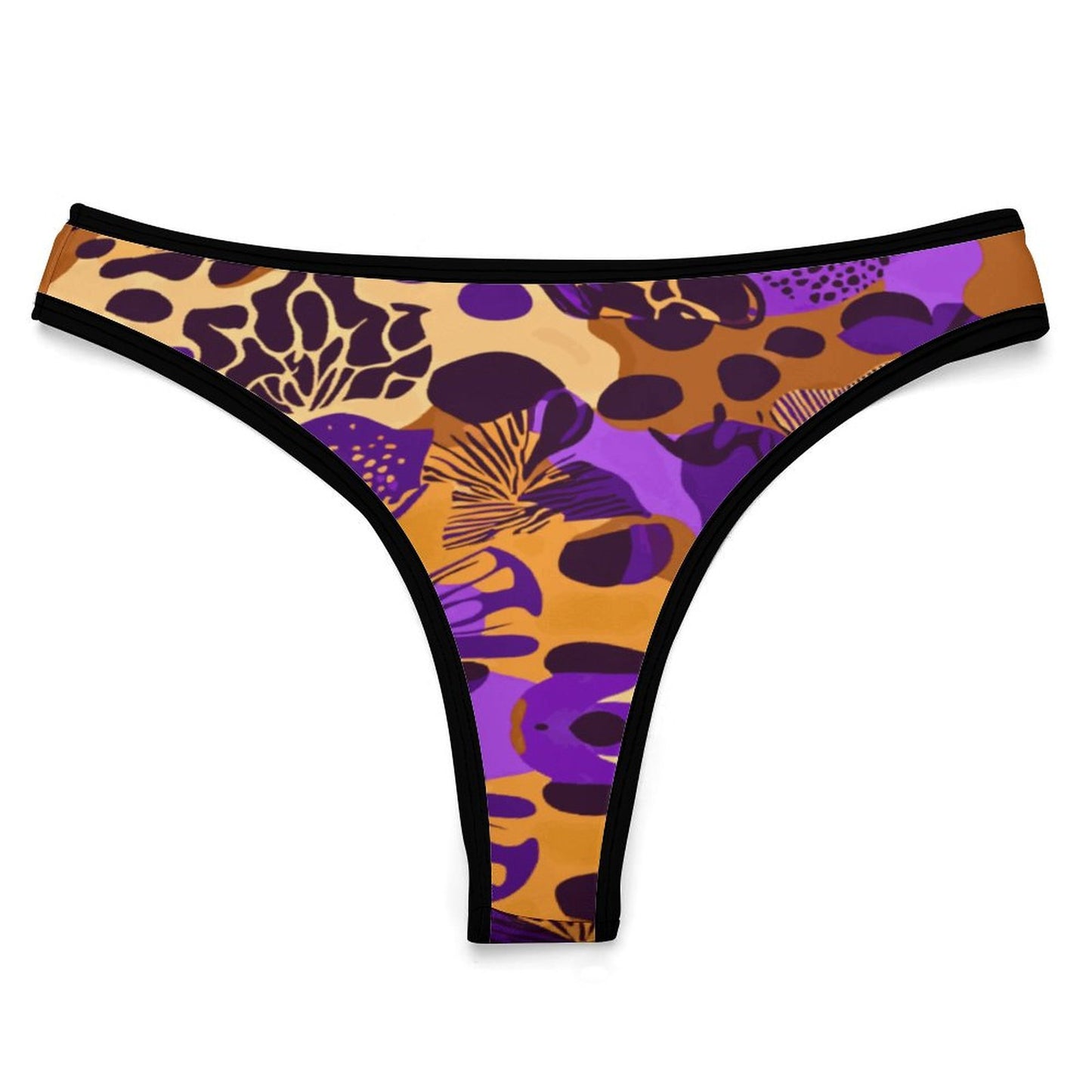 Ice Silk Women Underwear Thongs NZ207 (All-Over Printing)