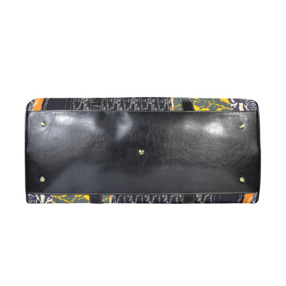 Legacy Personified Women's Large Capacity Travel Bag-Large (Black Long Patch) (1736) Large Capacity Travel Bag-Large (Black Long Patch) (1736)