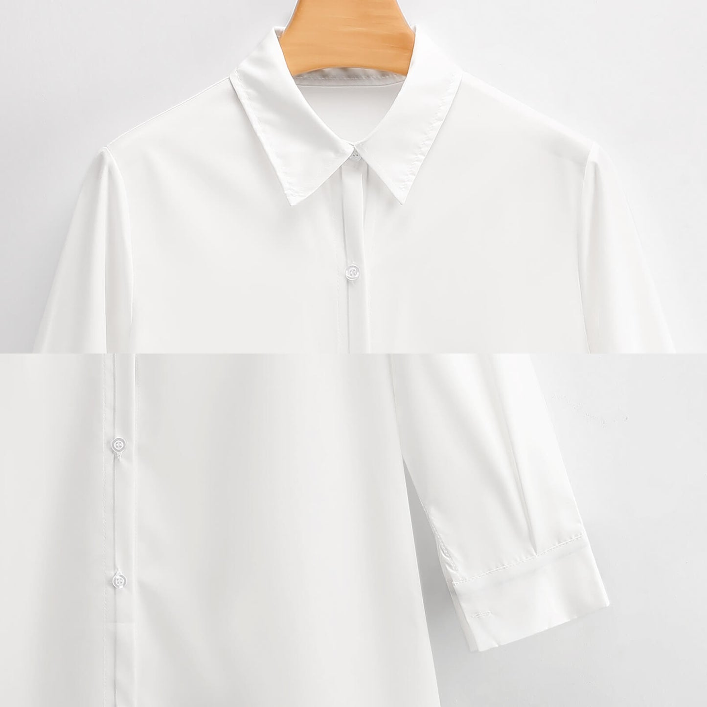 Long sleeved shirt dress Button-Up Long Sleeve Shirt Dress