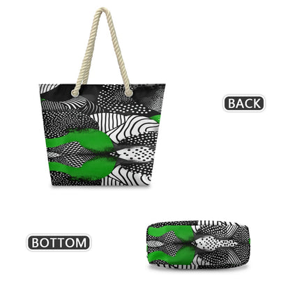 Hemp rope tote bag