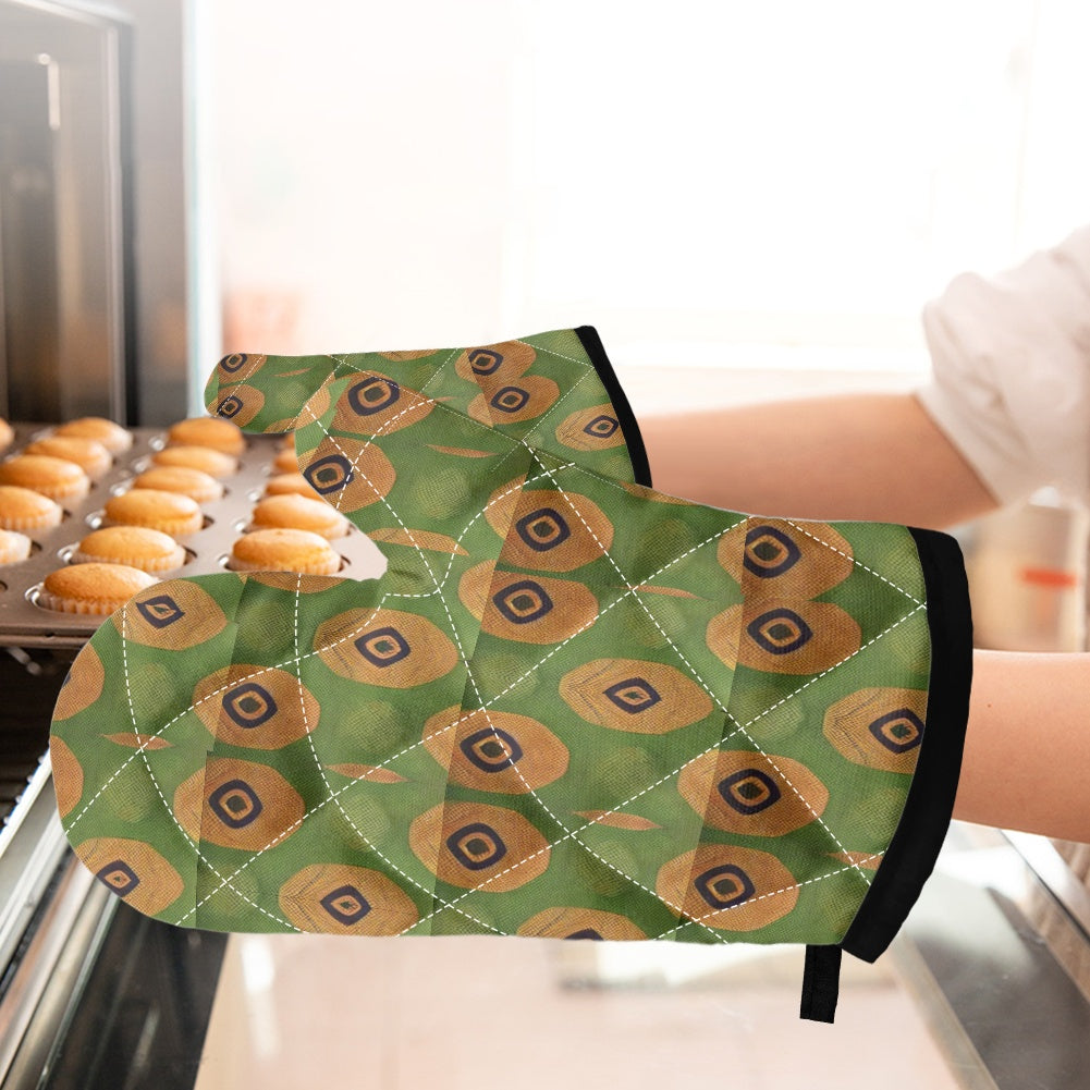 Oven glove(two pieces)