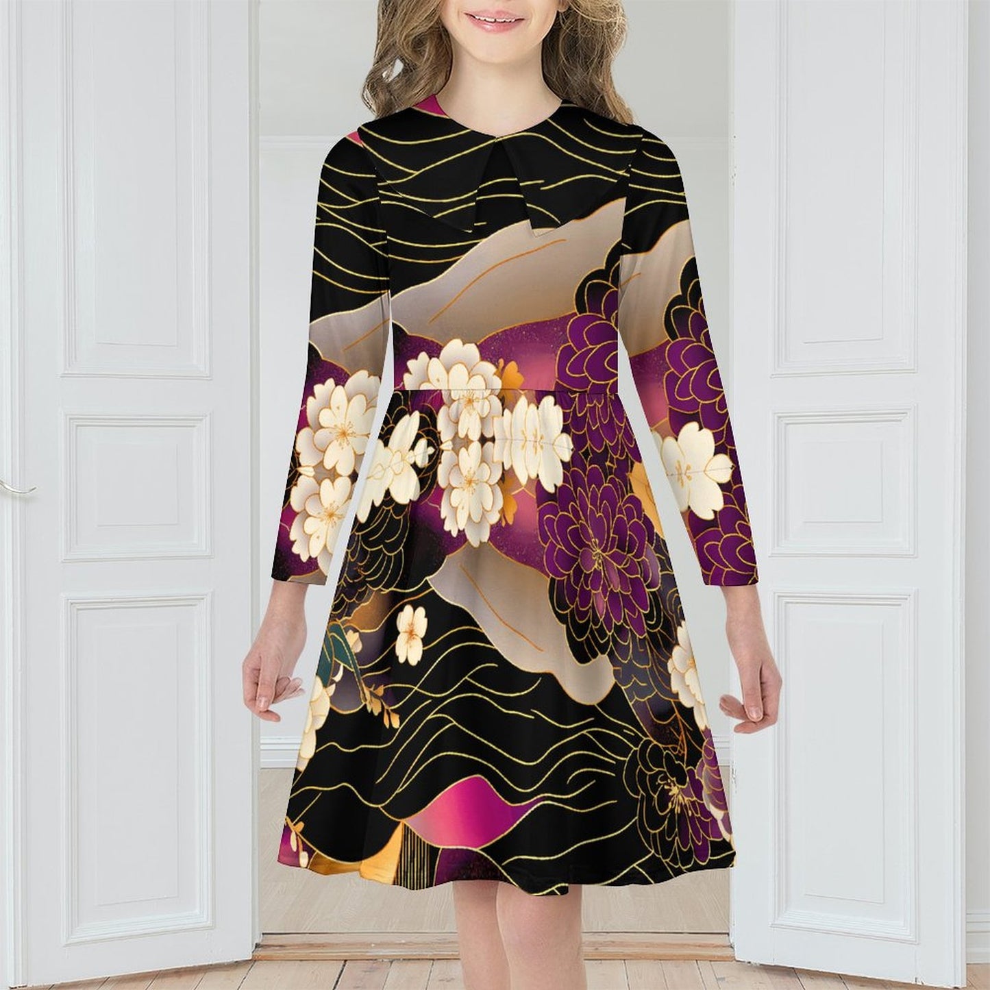 Children's long sleeved dress Children's Long Sleeve Dress
