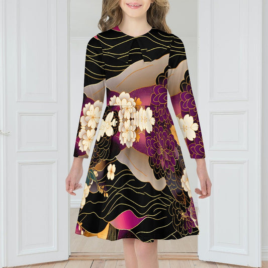 Children's long sleeved dress Children's Long Sleeve Dress