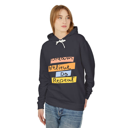 Affirmations Unisex Lightweight Hooded Sweatshirt #AU2