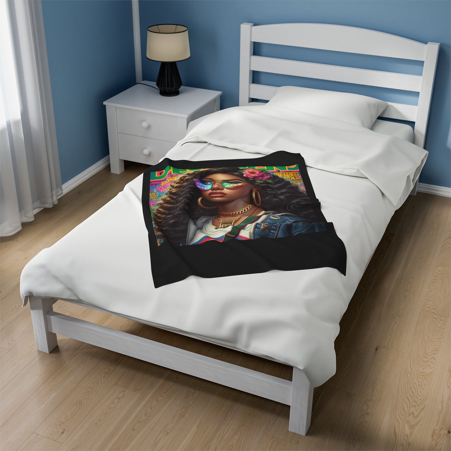 Destined For Greatness Velveteen Plush Blanket #33