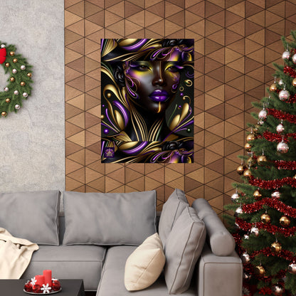 Purrple Reign Matte Vertical Posters #PR7