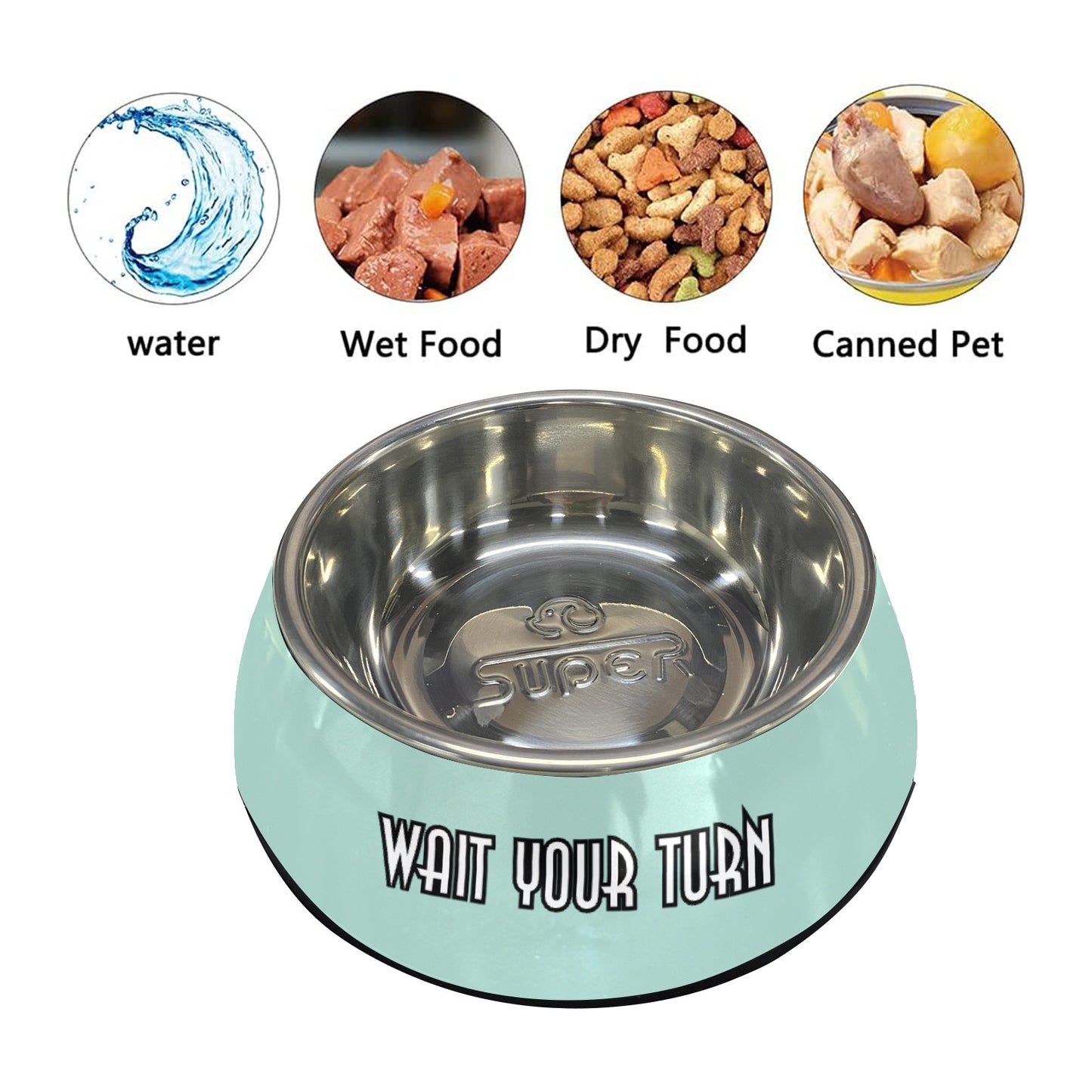 Wait Your Turn Pet Bowl Pet Bowl