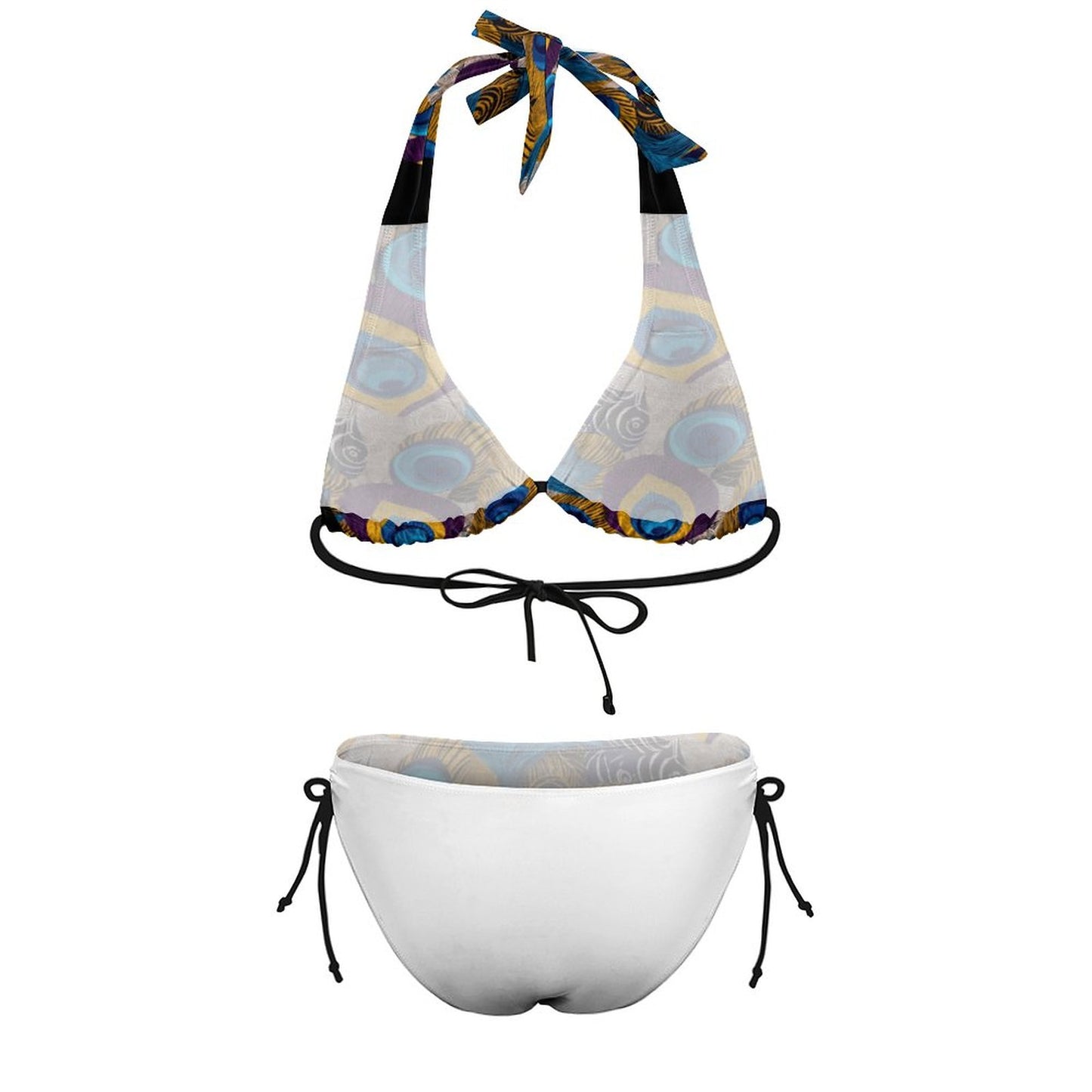 Two Piece Halter Swimsuit BK2131 (All-Over Printing)