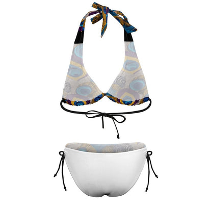 Two Piece Halter Swimsuit BK2131 (All-Over Printing)