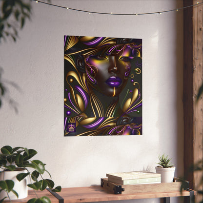 Purrple Reign Matte Vertical Posters #PR7
