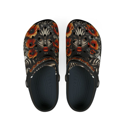 Zebra Fantasy EVA Foam Rubber Shoes (AOP) #ZF9