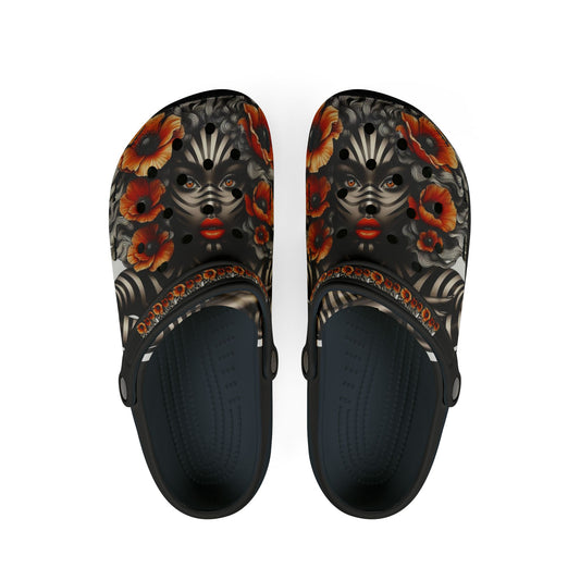 Zebra Fantasy EVA Foam Rubber Shoes (AOP) #ZF9