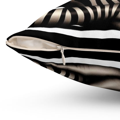 Zebra Fantasy Square Pillow #ZF22