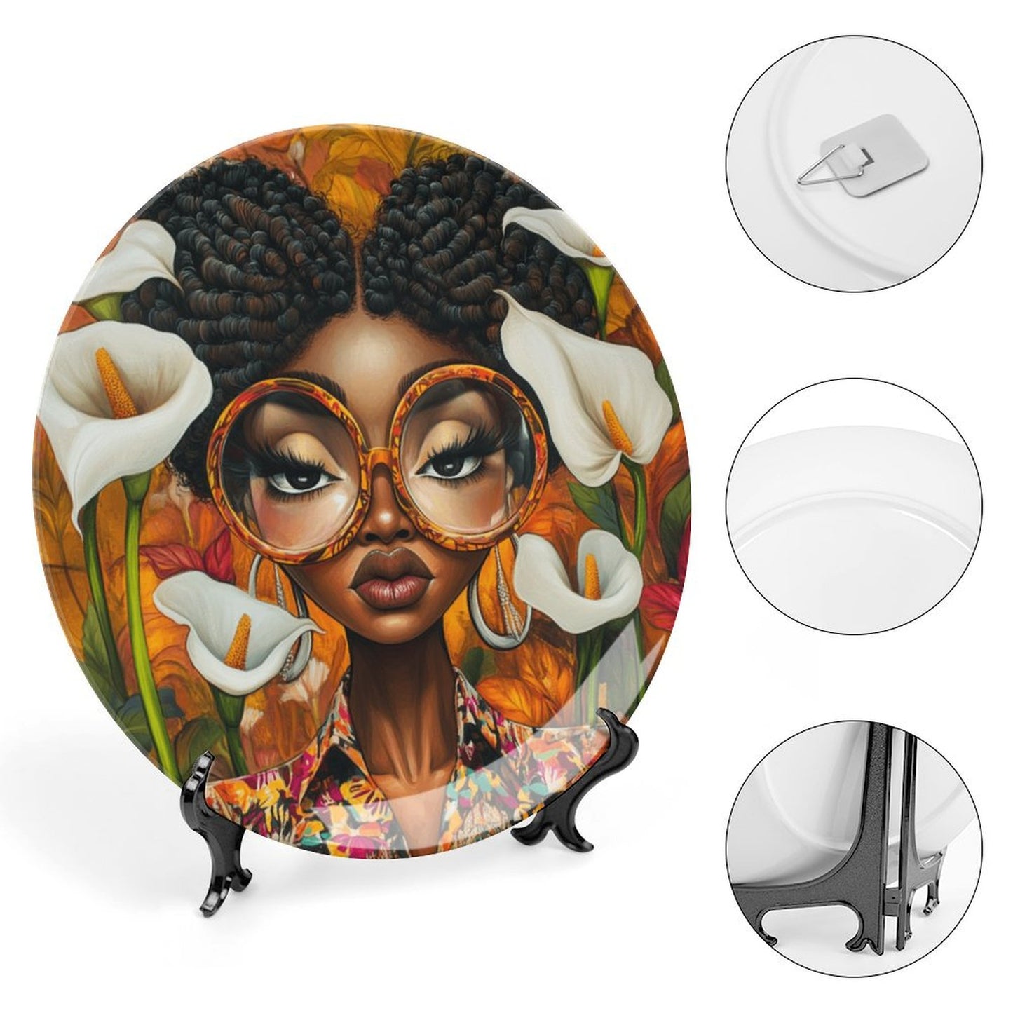 Bone China Decorative Plate