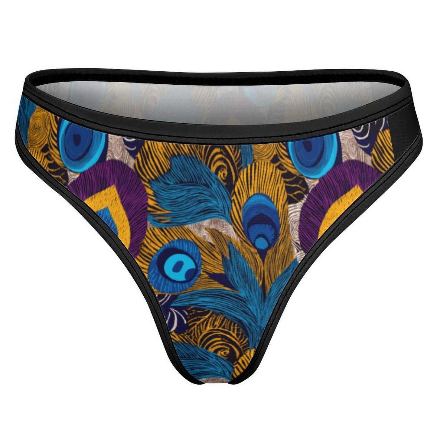 Ice Silk Women Underwear Thongs NZ207 (All-Over Printing)