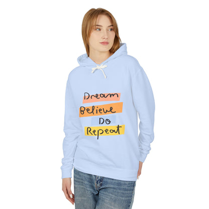 Affirmations Unisex Lightweight Hooded Sweatshirt #AU2