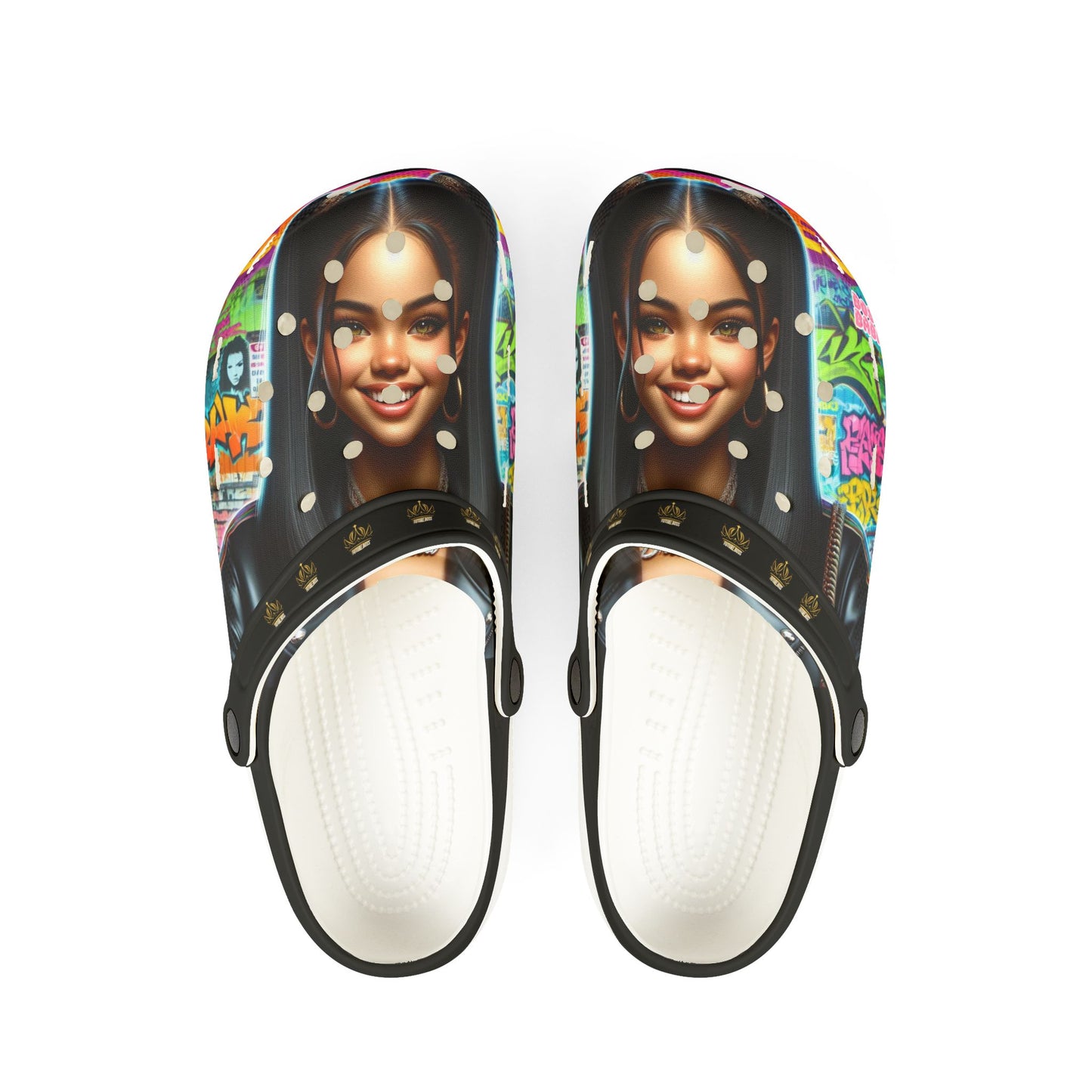 Future Boss EVA Foam Rubber Shoes (AOP) #39U