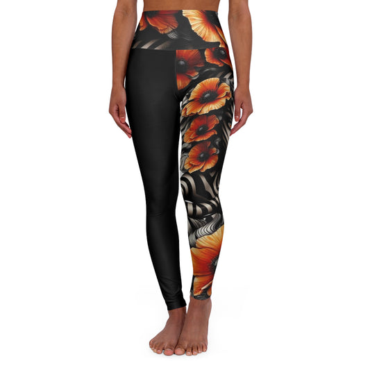 Zebra Fantasy High Waisted Yoga Leggings (AOP) #ZF12