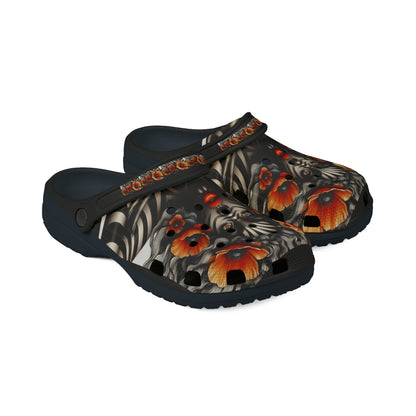 Zebra Fantasy EVA Foam Rubber Shoes (AOP) #ZF9