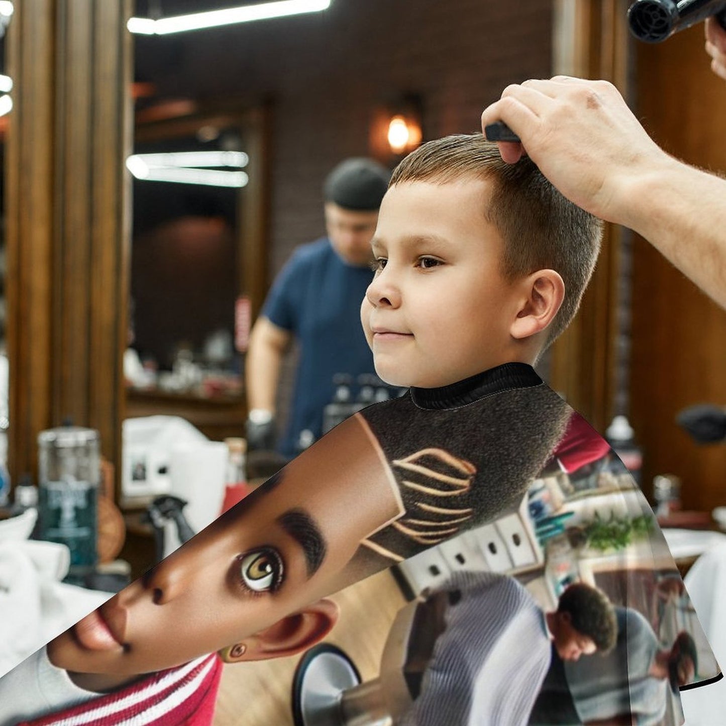Saucy and Faded Children's Barber Apron