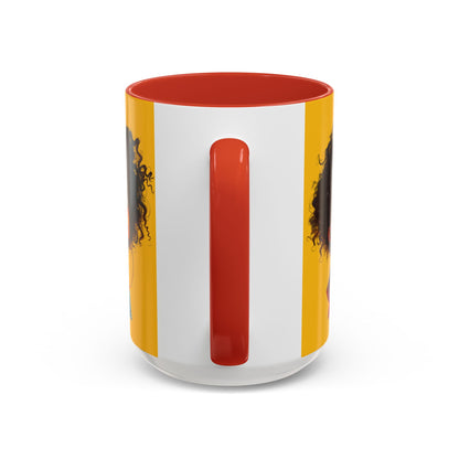 Enter At Your Own Risk Accent Coffee Mug (11, 15oz) #EYOR2