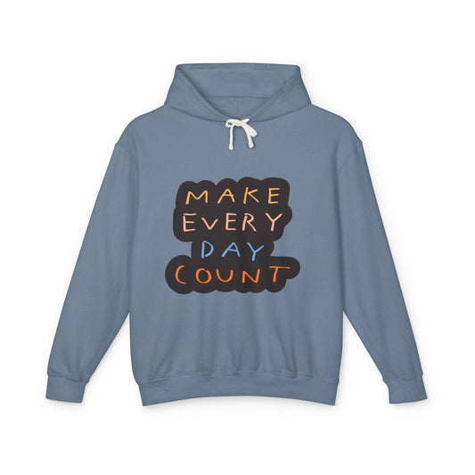 Affirmations Unisex Lightweight Hooded Sweatshirt #AU1