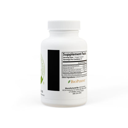 Vitamin K2 + D3 Supplement (60 Capsules) #GLP13