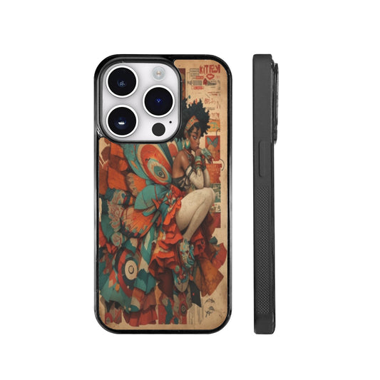 AfroCentric Butterfly Winged Ballerinas Phone Case for iPhone 15 Pro Phone Case for iPhone 15 Pro