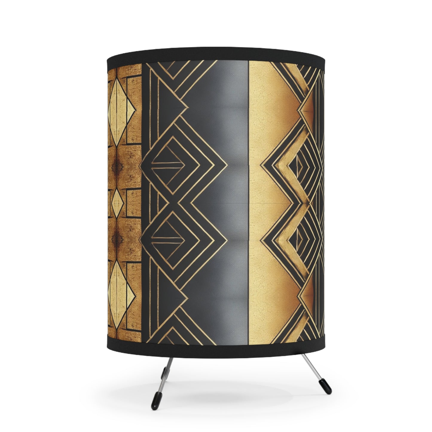 Amber Radiance Tripod Lamp with High-Res Printed Shade, US\CA plug #AR1