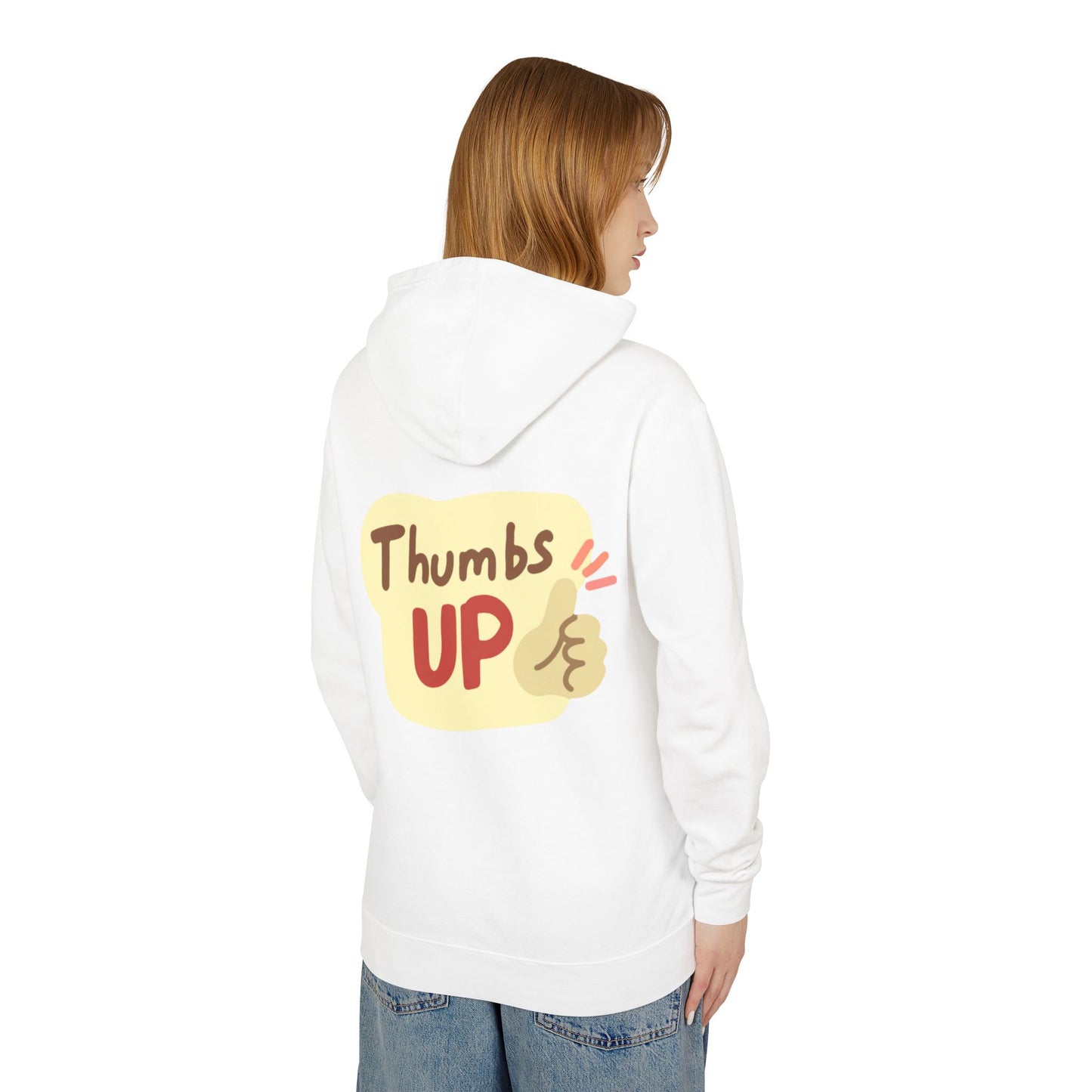 Affirmations Unisex Lightweight Hooded Sweatshirt #AU2