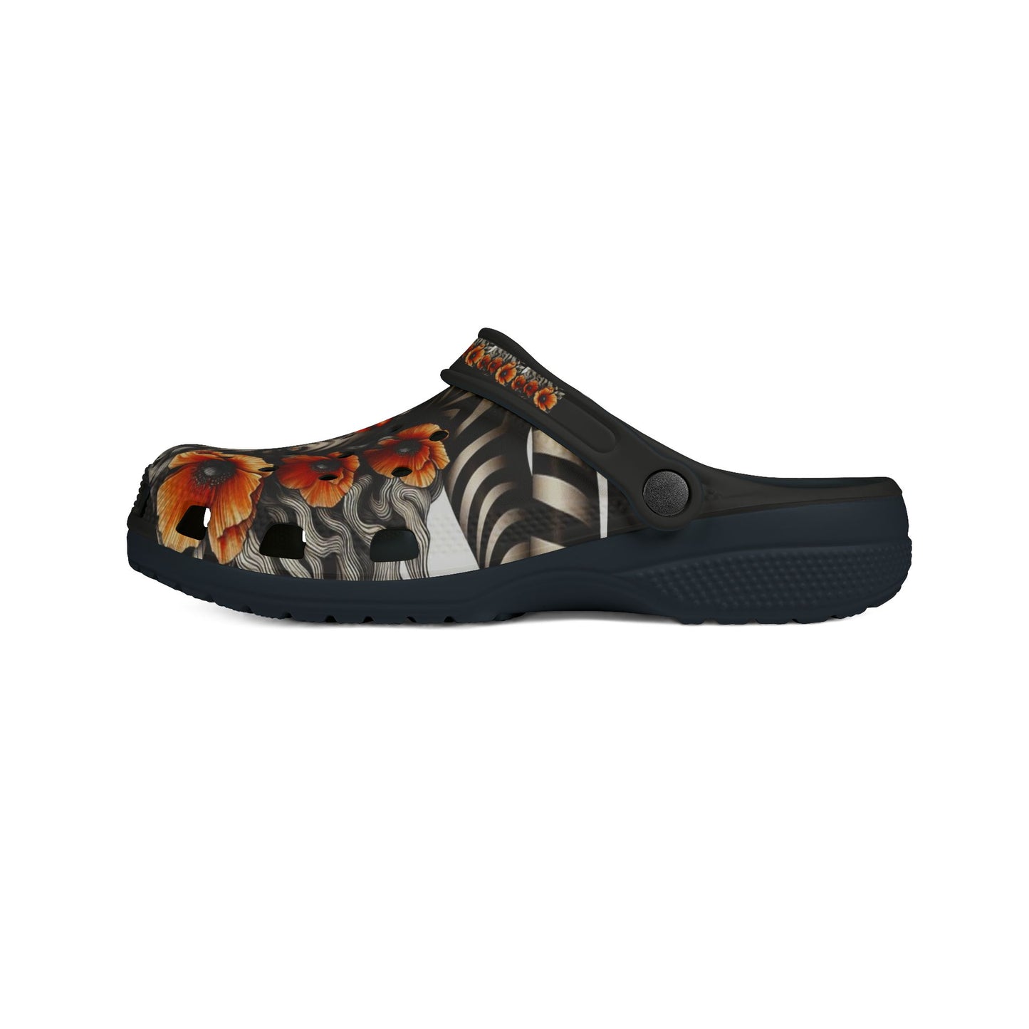 Zebra Fantasy EVA Foam Rubber Shoes (AOP) #ZF9