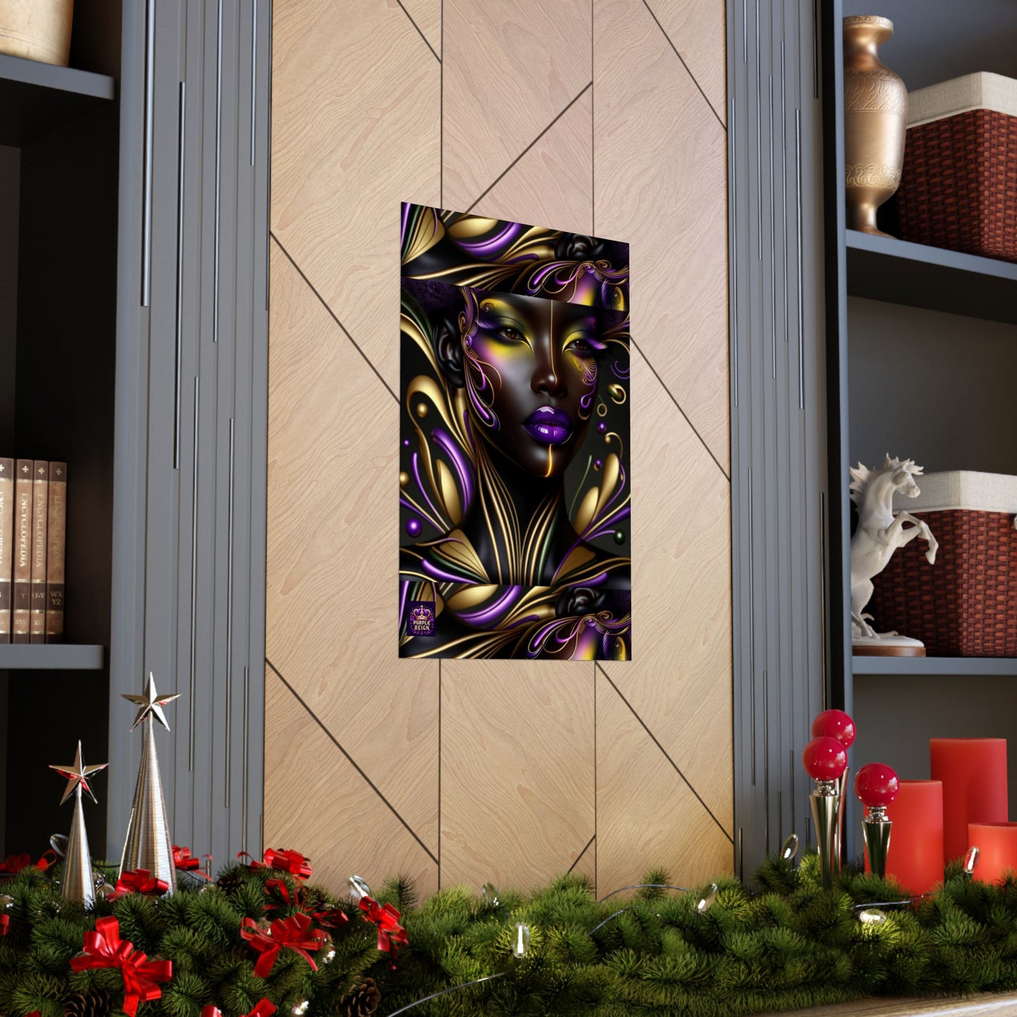 Purrple Reign Matte Vertical Posters #PR7