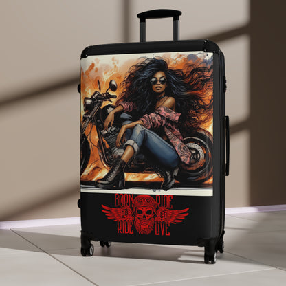 Born To Ride Suitcases #13M