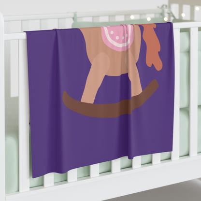 Rocking Horse Baby Swaddle Blanket #RH1